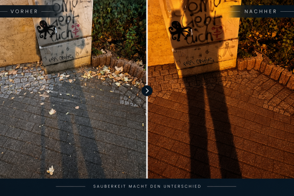 Sie kümmern sich um Ihre Gäste – wir um das Laub.
